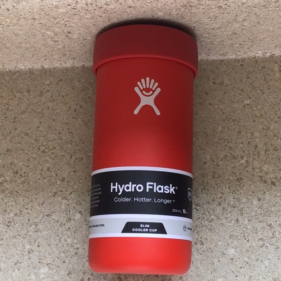 Hydro Flask red Slim Cooler Cup, 12 ounces - new with tags! - Picture 8 of 8